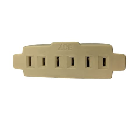 Projex Plug Adapter, Outlet Tap, 5-15P, Ivory FA-352/11BUPRJ